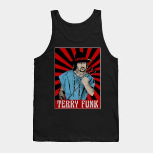 Vintage Terry Funk 1980s Pop Art Tank Top